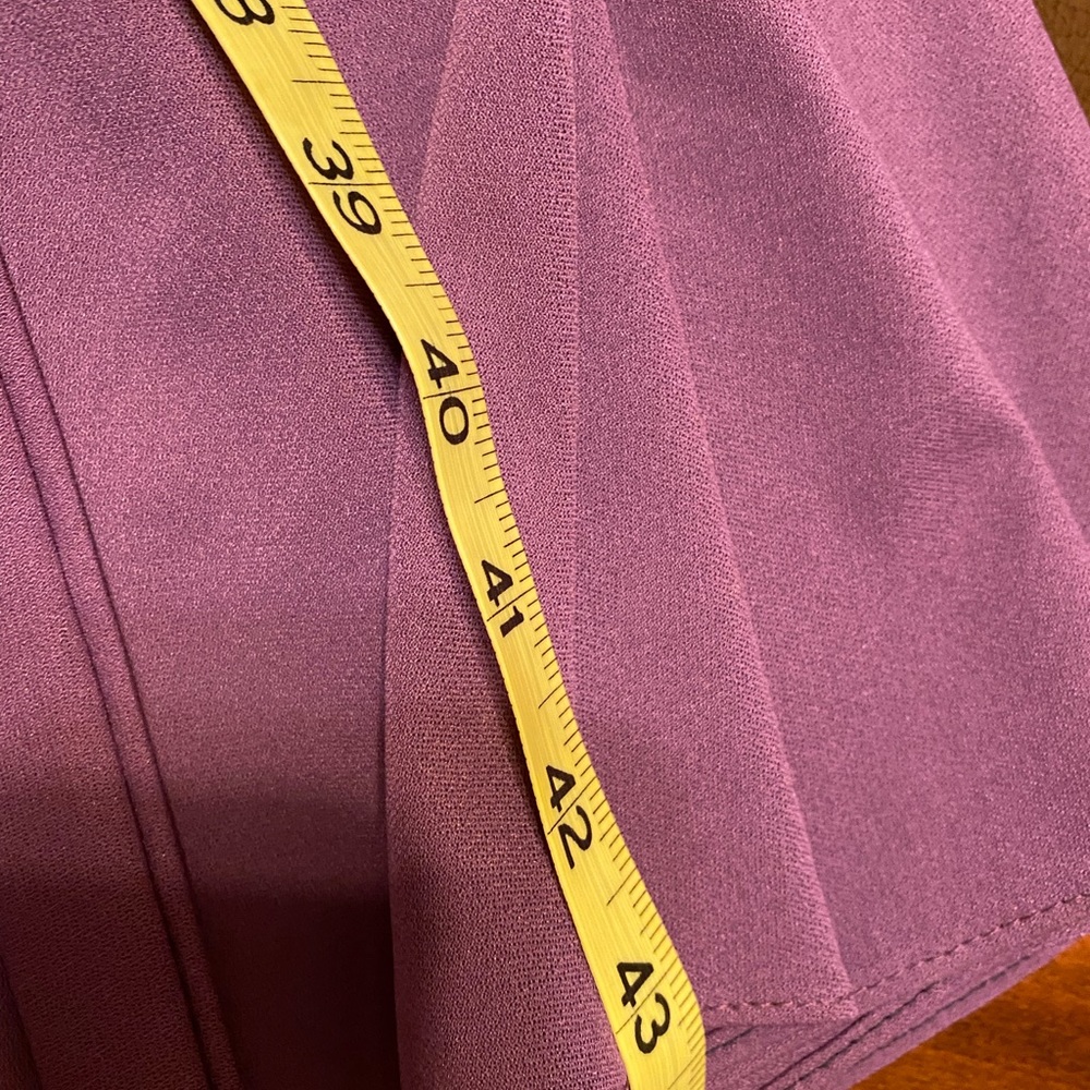 Vintage Plum Lace-Trim Midi Dress - Picture 11 of 11